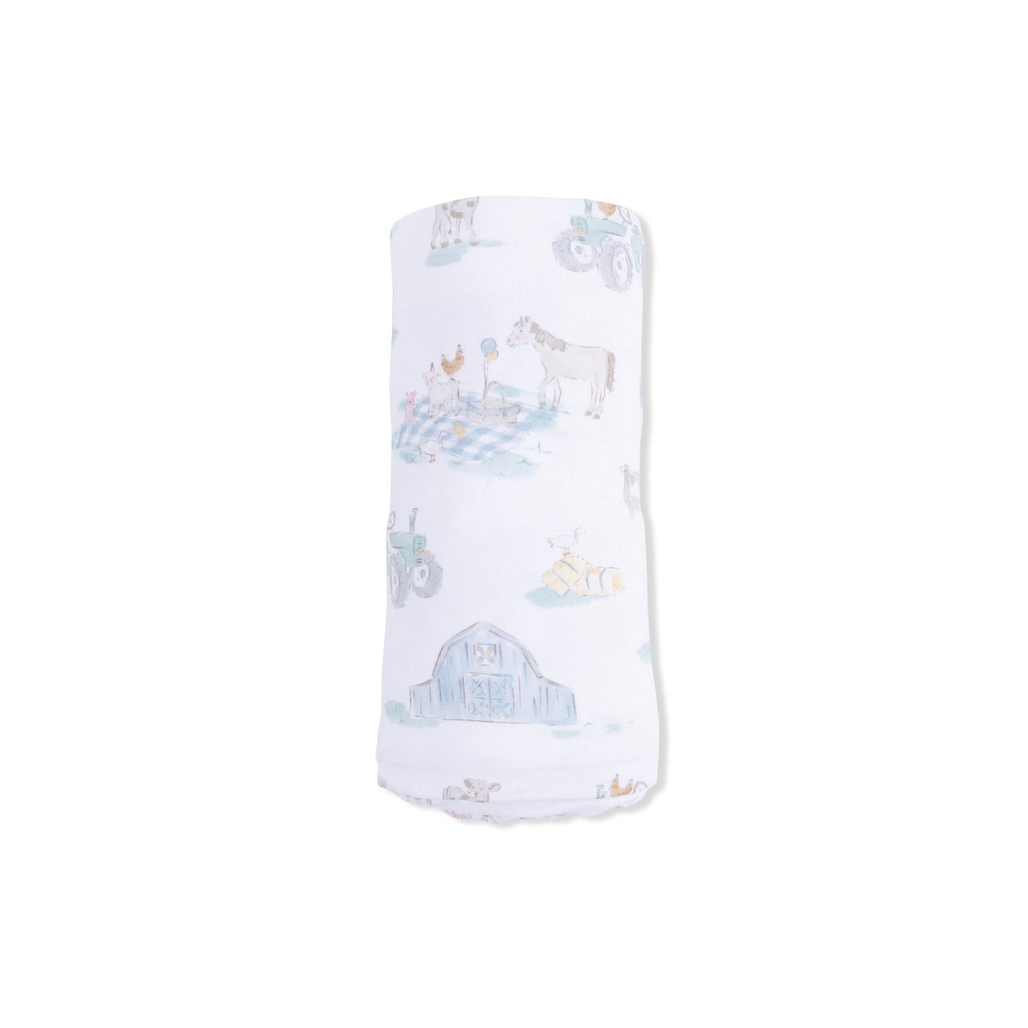 Farm Animal Party - Swaddle Blanket: 45X45
