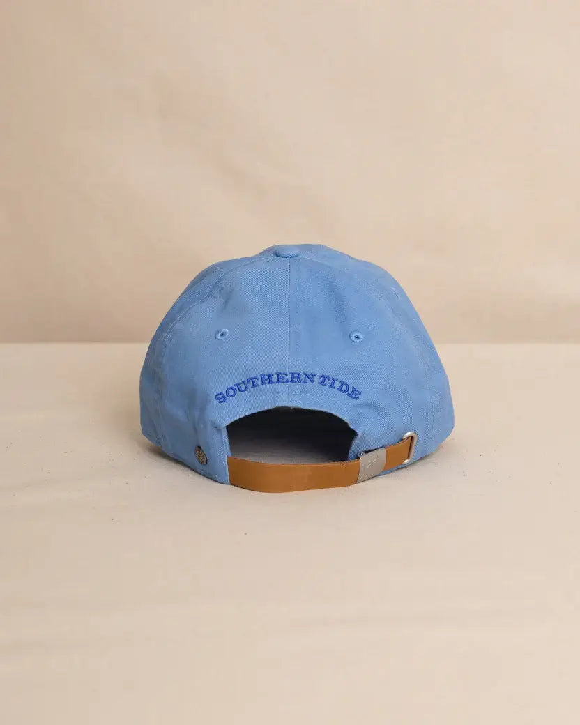 (M) Mini Skipjack Leather Strap Hat: Ocean Channel