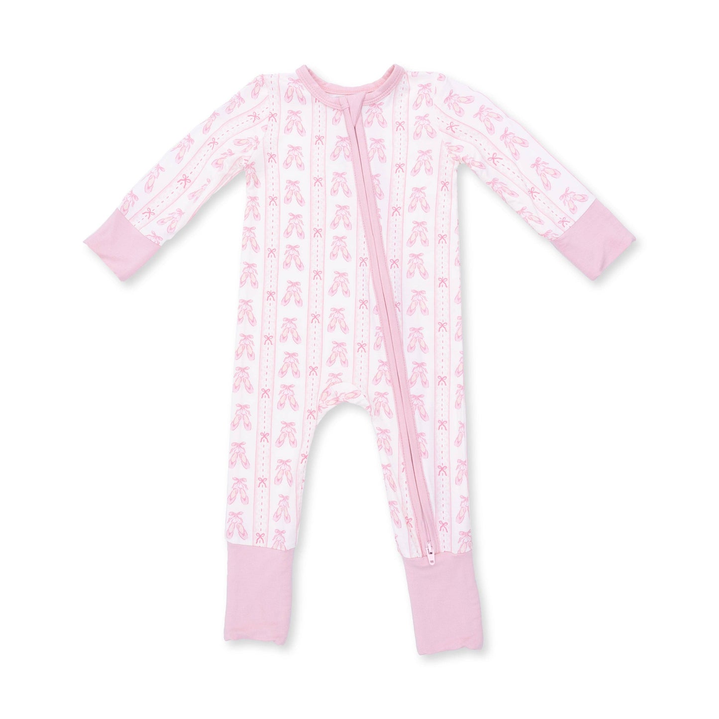 Ballet Shoes Ribbon Stripe - Convertible Romper