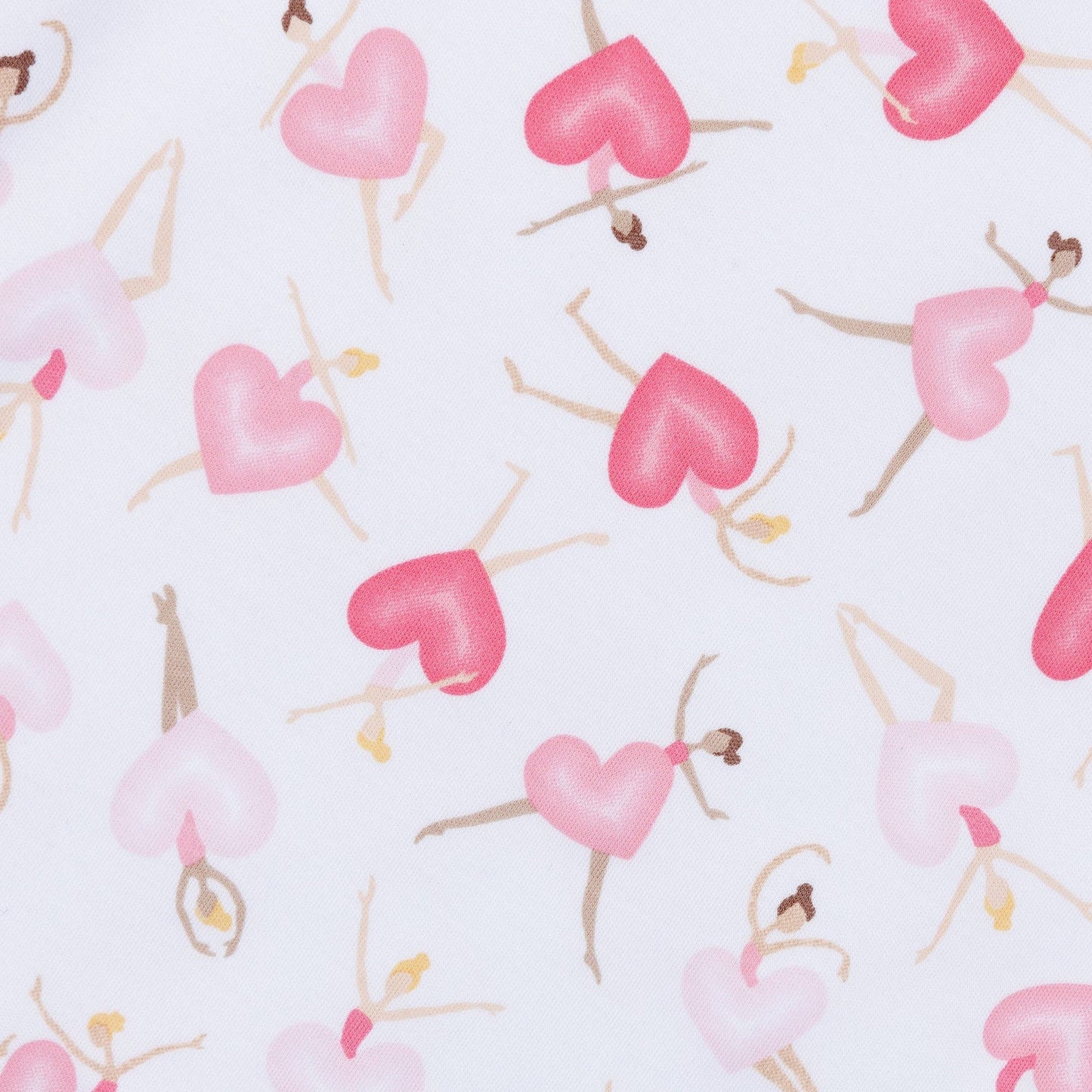 Dancing Hearts Ruffle Footie