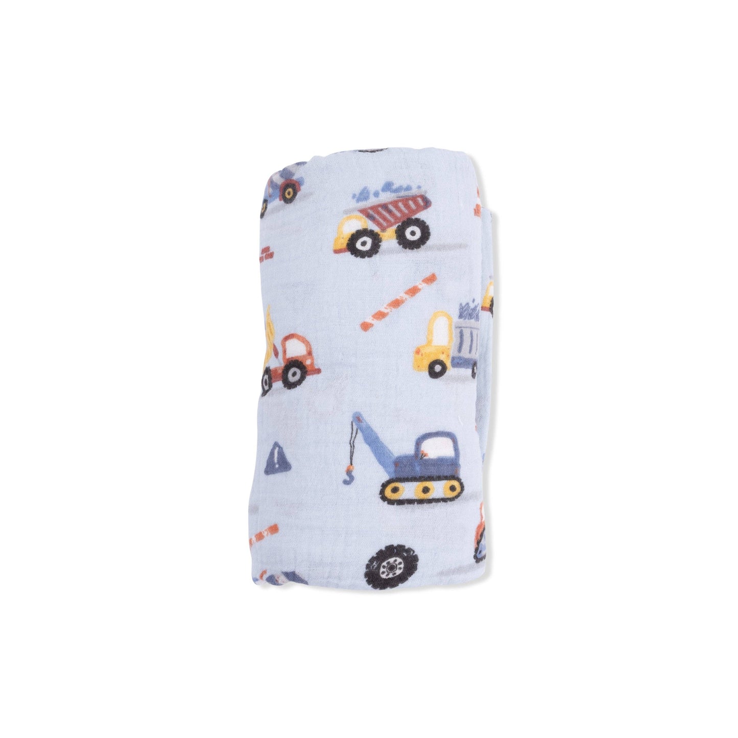 Crayon Construction - Swaddle Blanket: 47X47