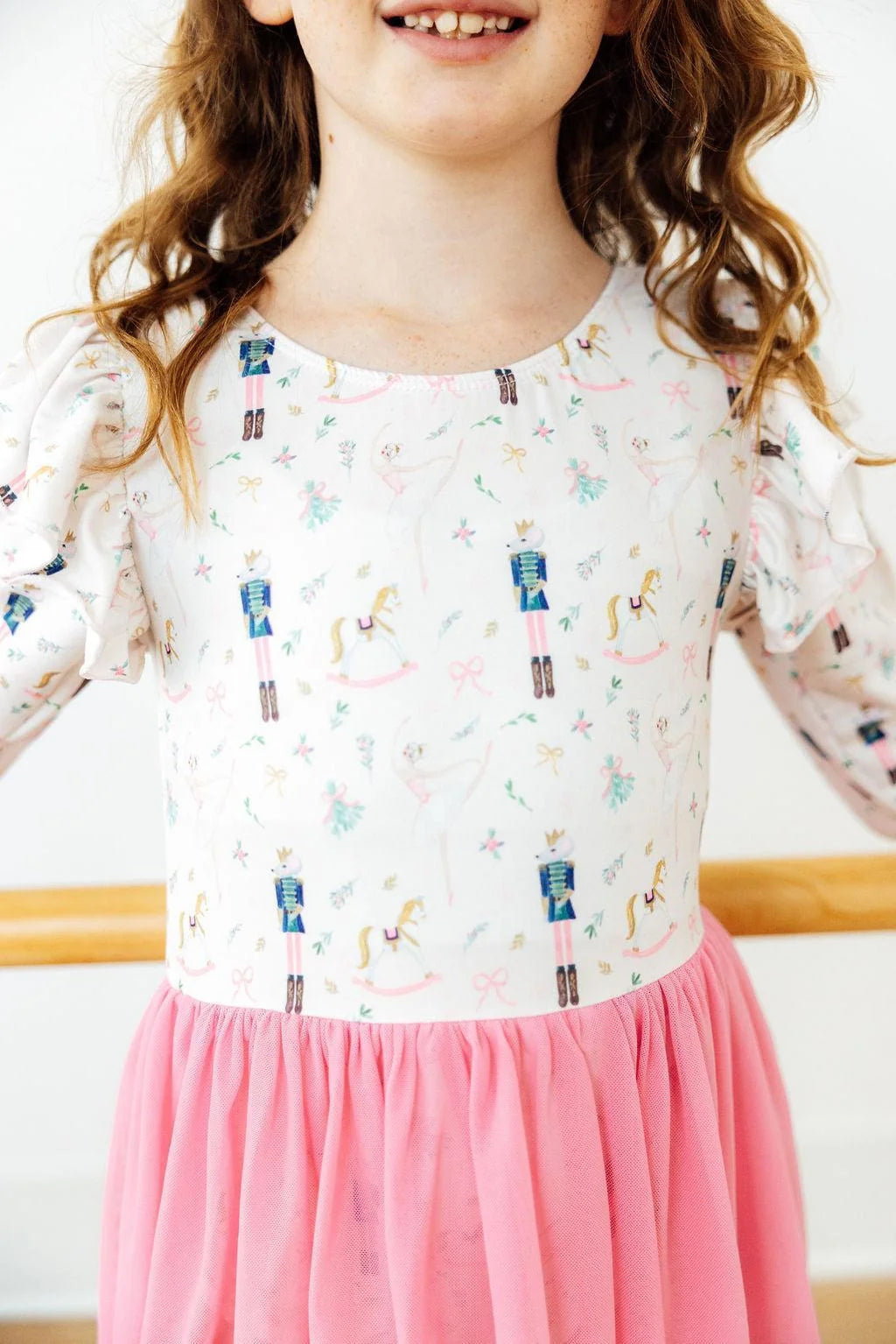 Twirl into Christmas L/S Twirl Leotard