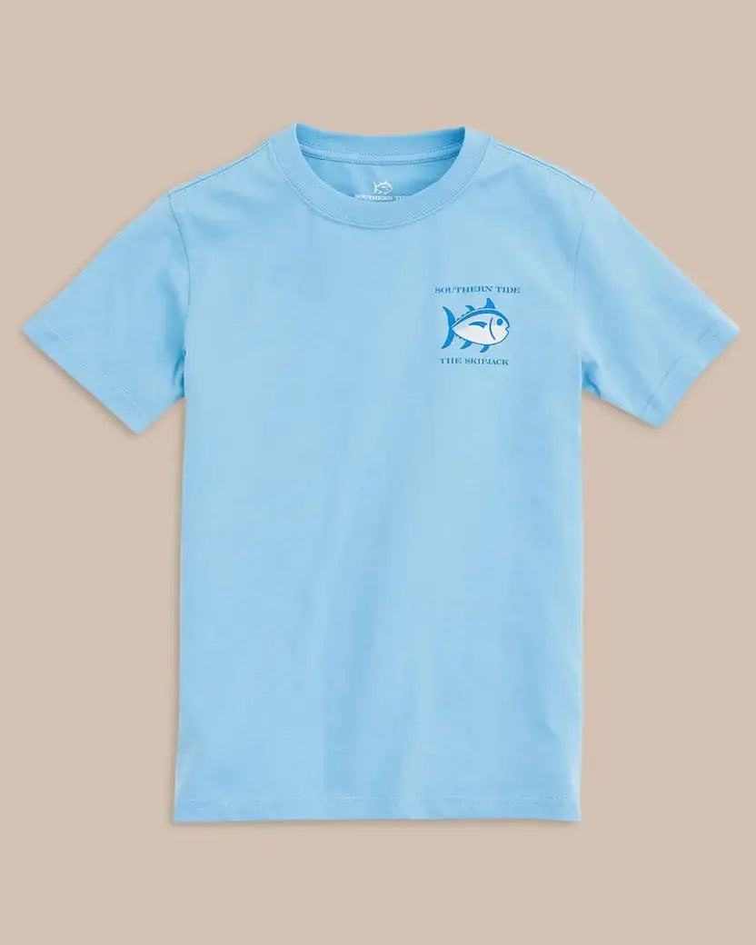 Youth SS Classic Skipjack Tee: Ocean Channel