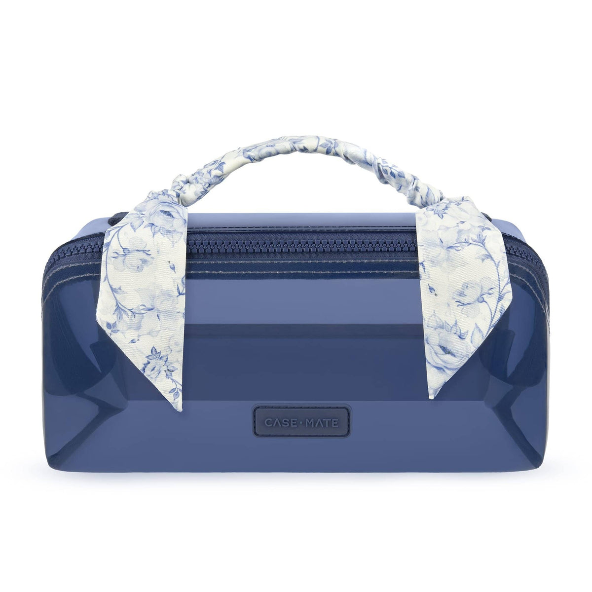 Jelly Cosmetic Bag – Waterproof Lay-Flat Makeup Bag: Ballet Pink Bow