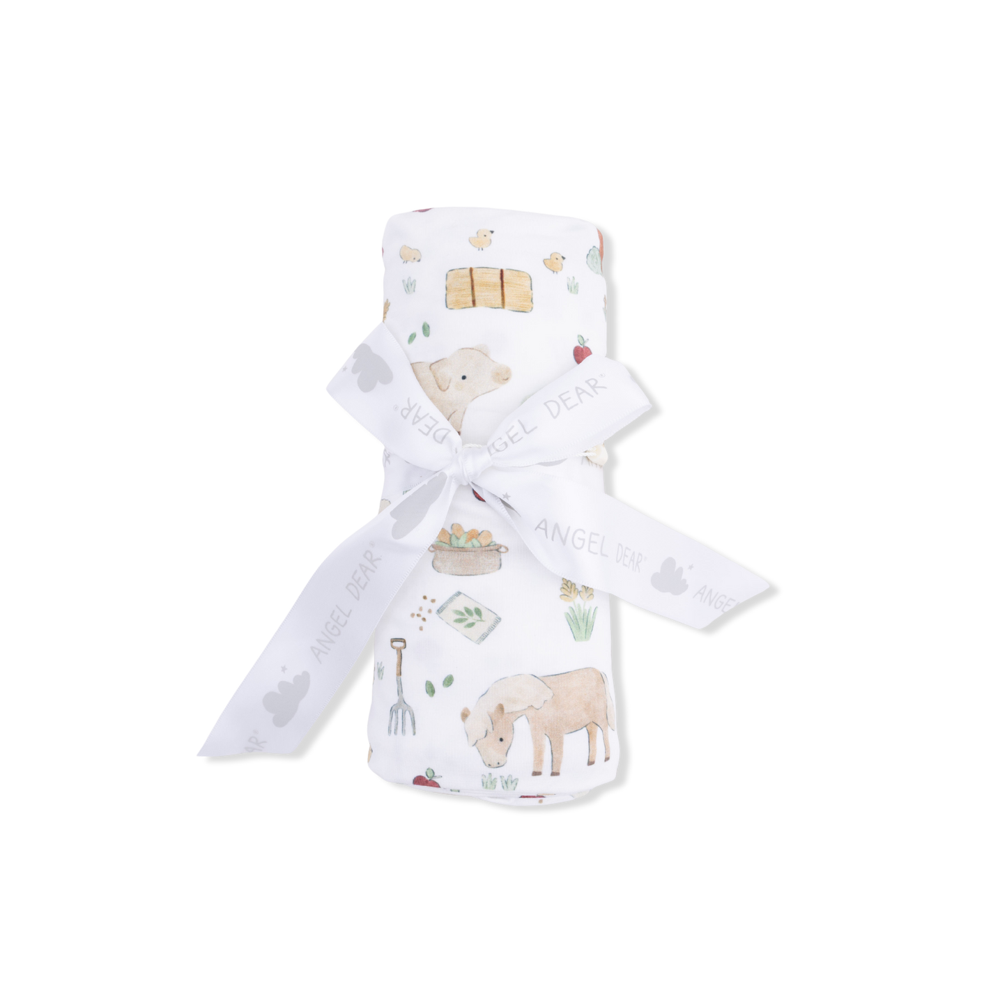 Cute Farm Animals Uni - Swaddle Blanket: 45X45