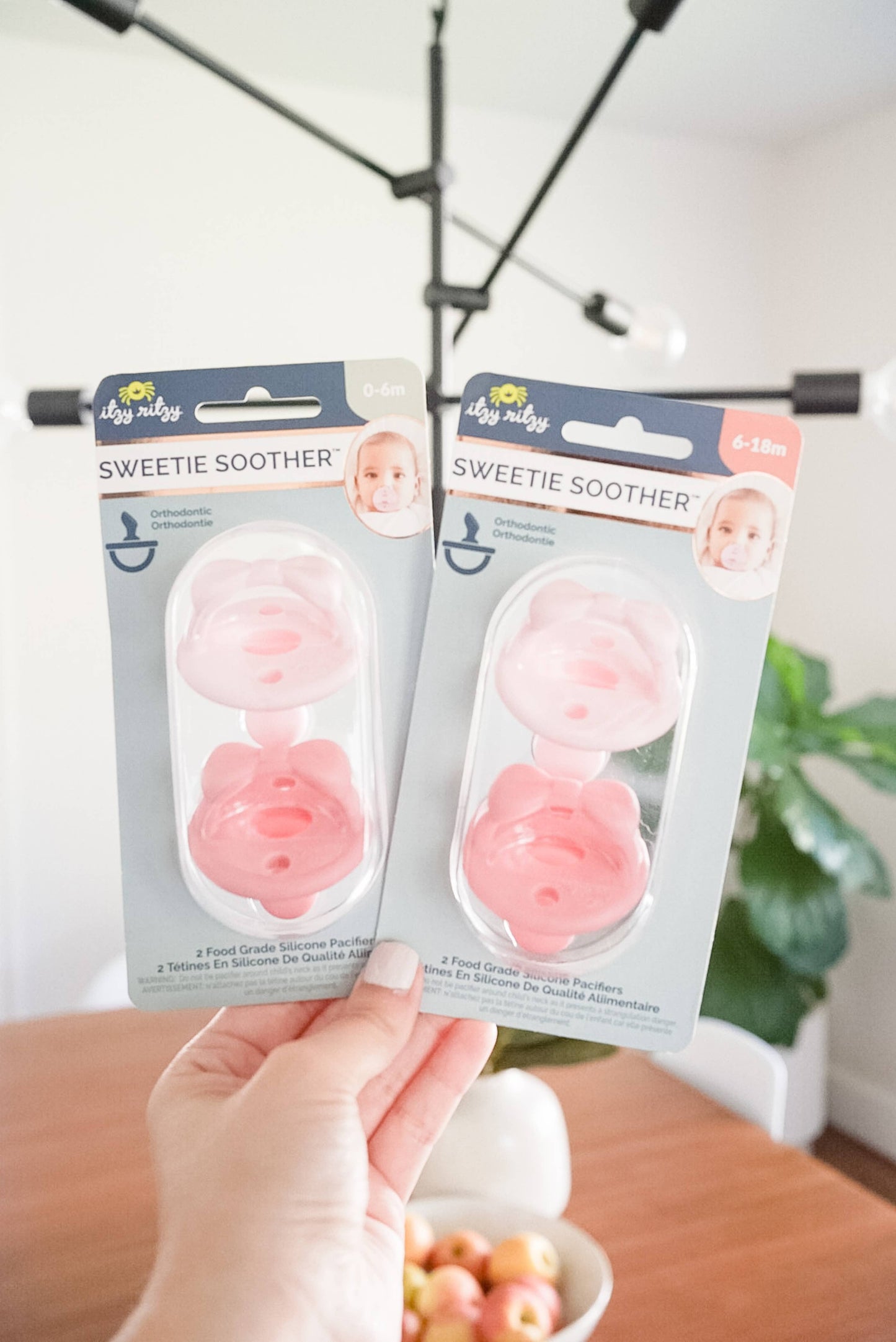 Sweetie Soother™ Orthodontic Pacifier Sets: Pink / 0-6 Months
