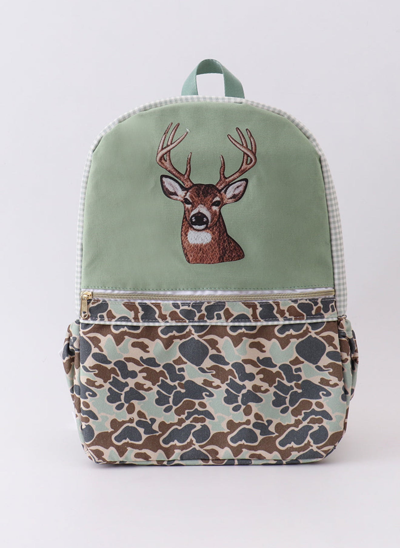 Camouflage deer print backpack