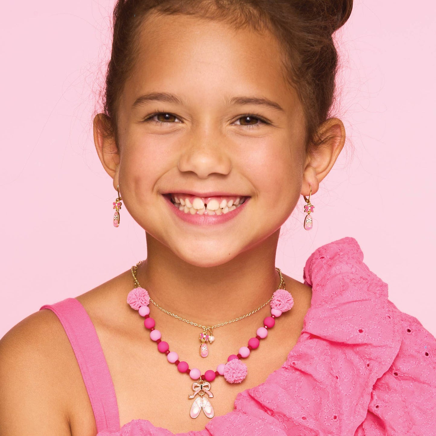 Sweet Petite Necklace | Crystal Ballet Shoe