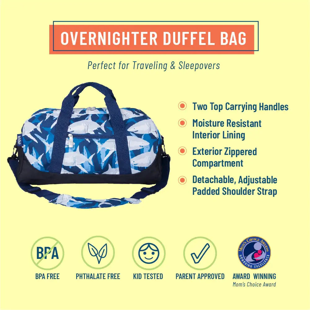 Sharks Overnighter Duffel Bag
