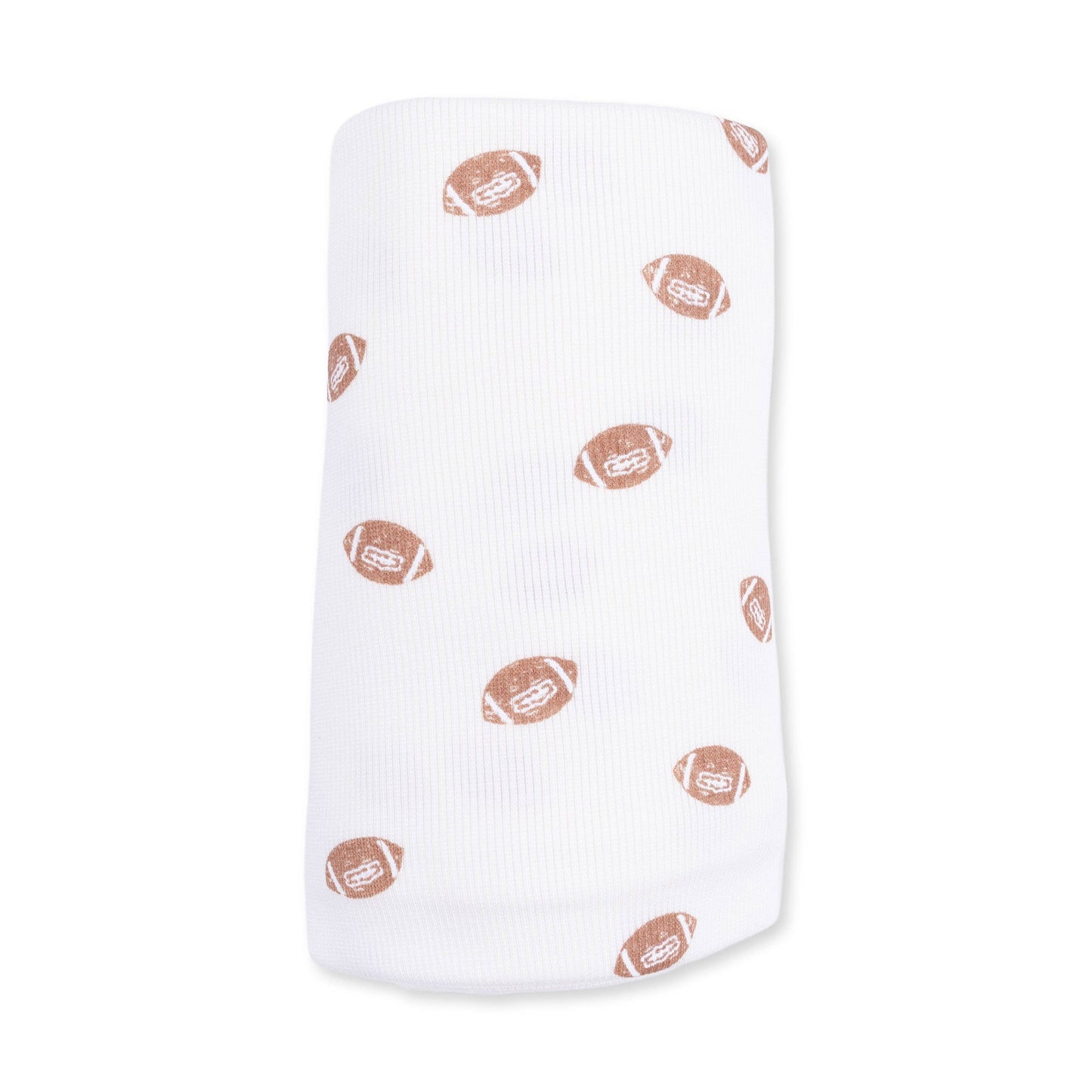 Mini Footballs - Swaddle Blanket: 45X45