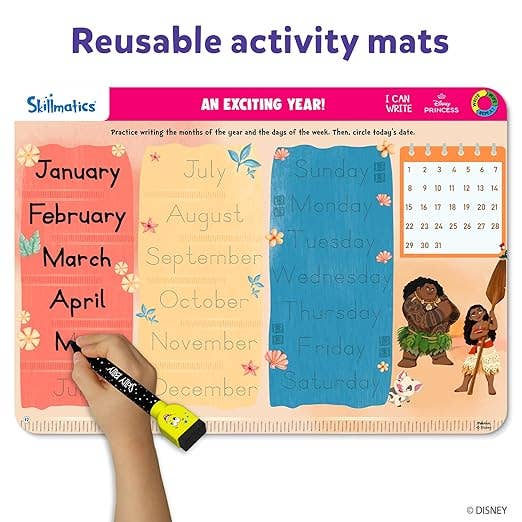Skillmatics - I Can Write: Disney Princess Activity Mats