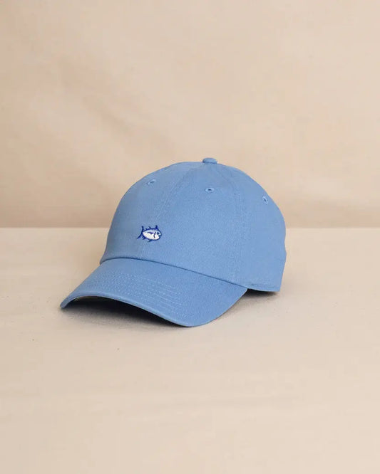(M) Mini Skipjack Leather Strap Hat: Ocean Channel
