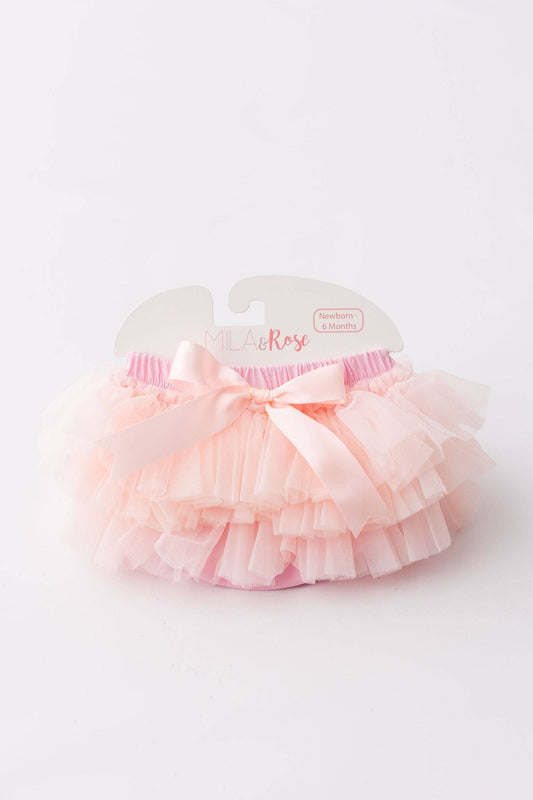 Light Pink Ruffle Tutu Bloomer: Newborn-6 Months