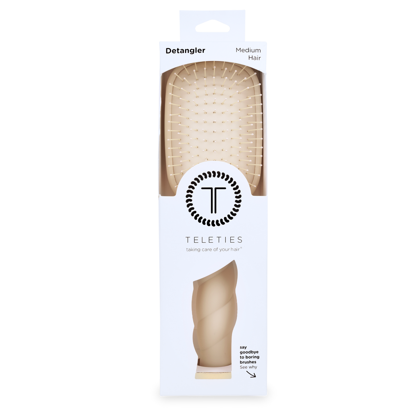 Detangler Hair Brush for Medium Hair - Tan