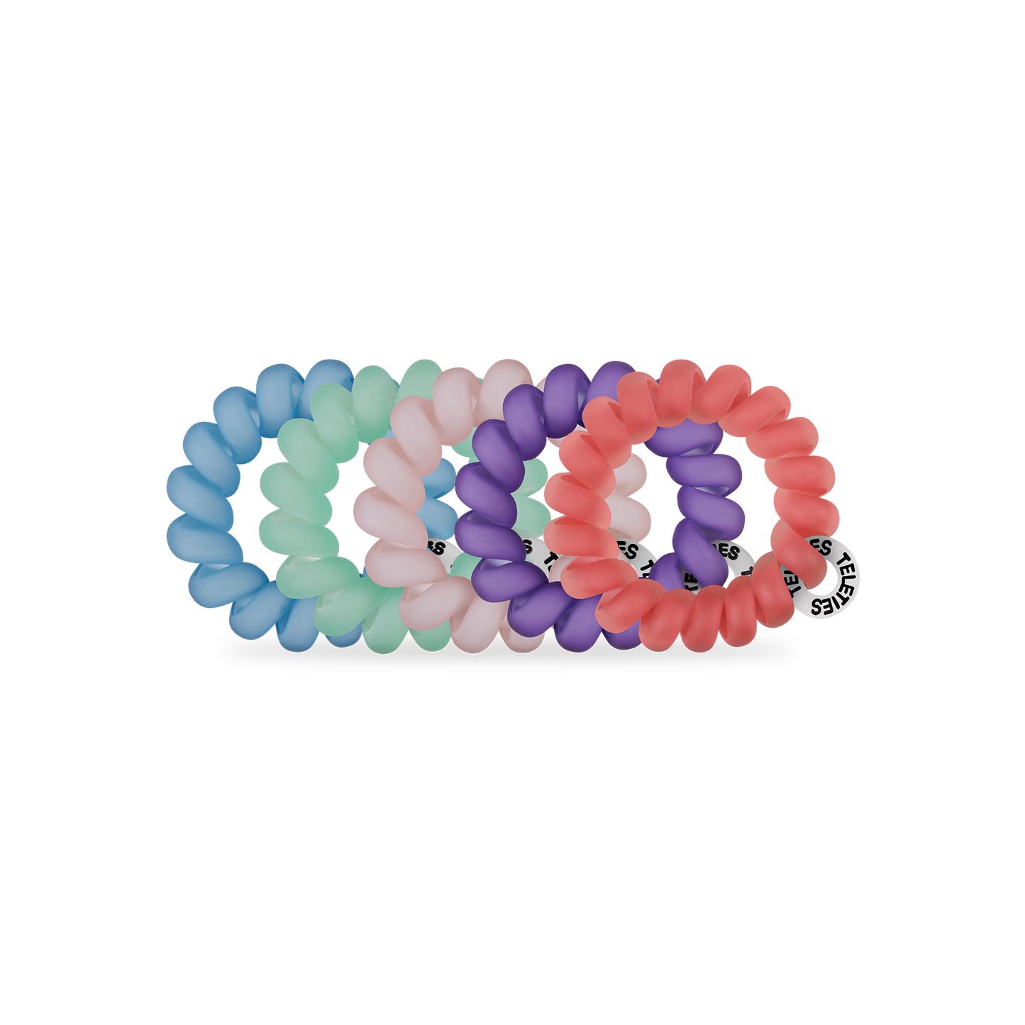 Spiral Hair Coils | Tiny | Color Rush