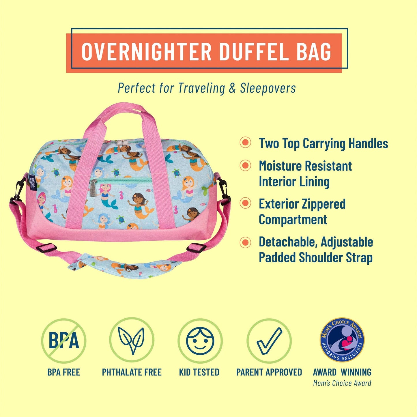 Mermaids Overnighter Duffel Bag