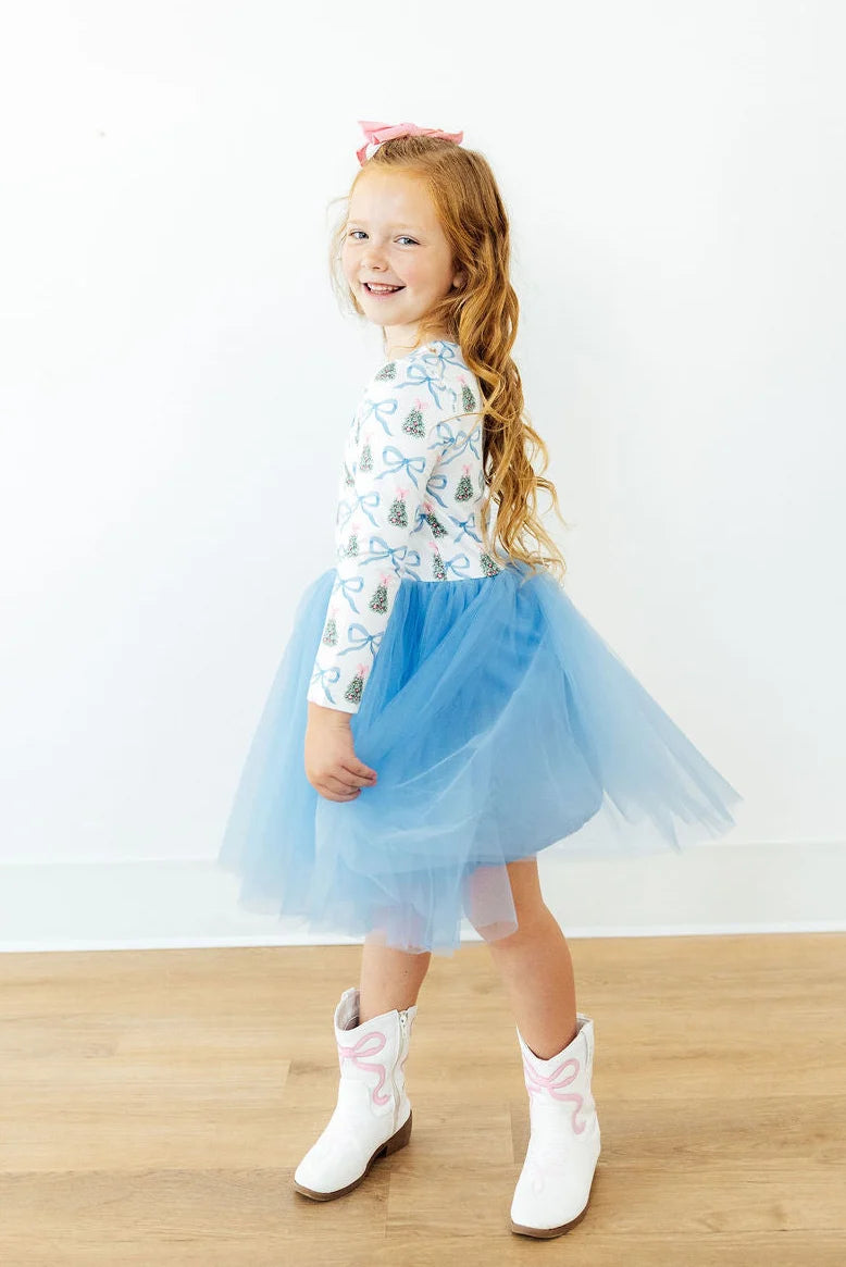 COQUETTE CHRISTMAS L/S TUTU DRESS