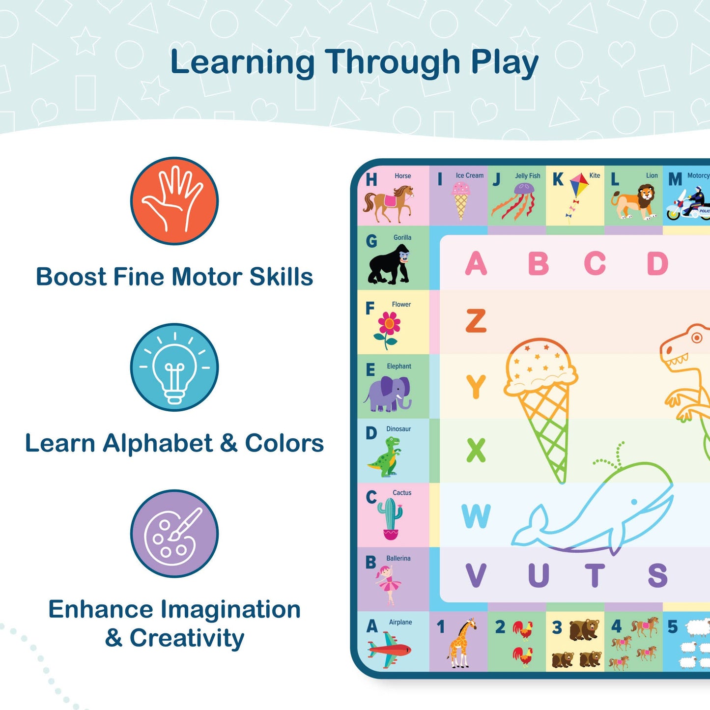 Alphabet Adventure Doodle Mat