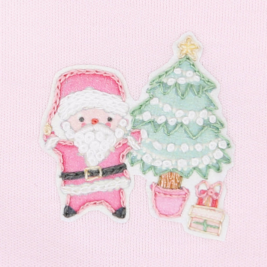 Sweet Little Christmas Pink Emb Ruffle Converter: Pink