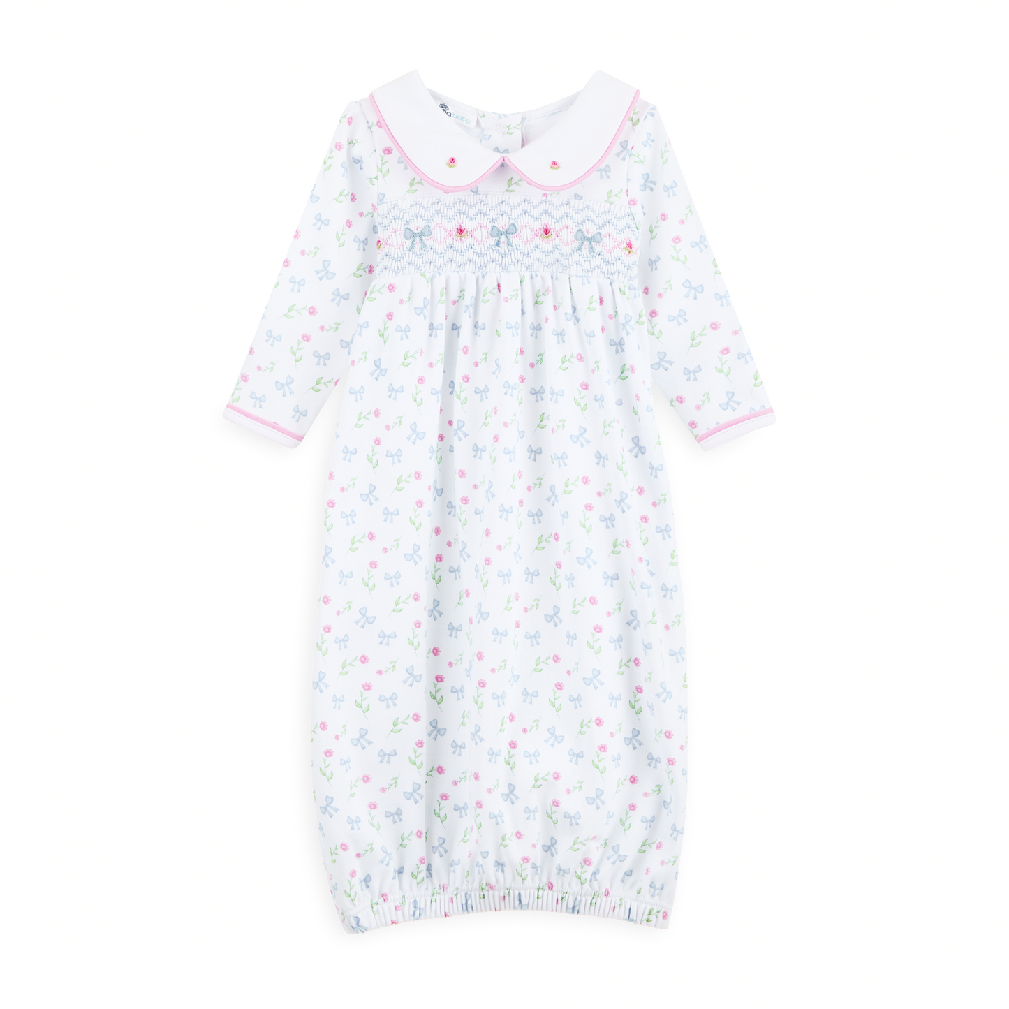 Evelyn's Classics Smocked Gown: Newborn