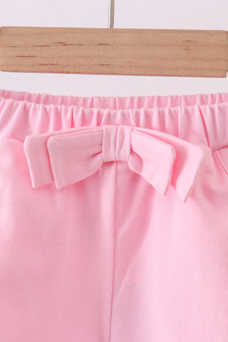Premium Blush bow short
