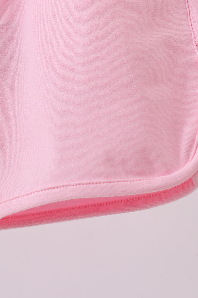 Premium Blush bow short