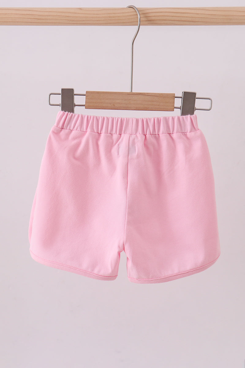 Premium Blush bow short