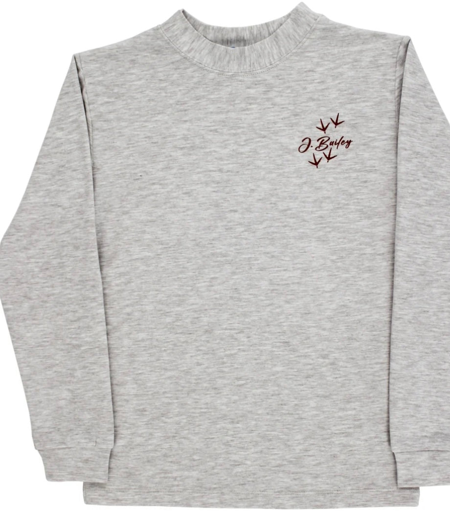 L/S Logo Tee Turkey/Oatmeal