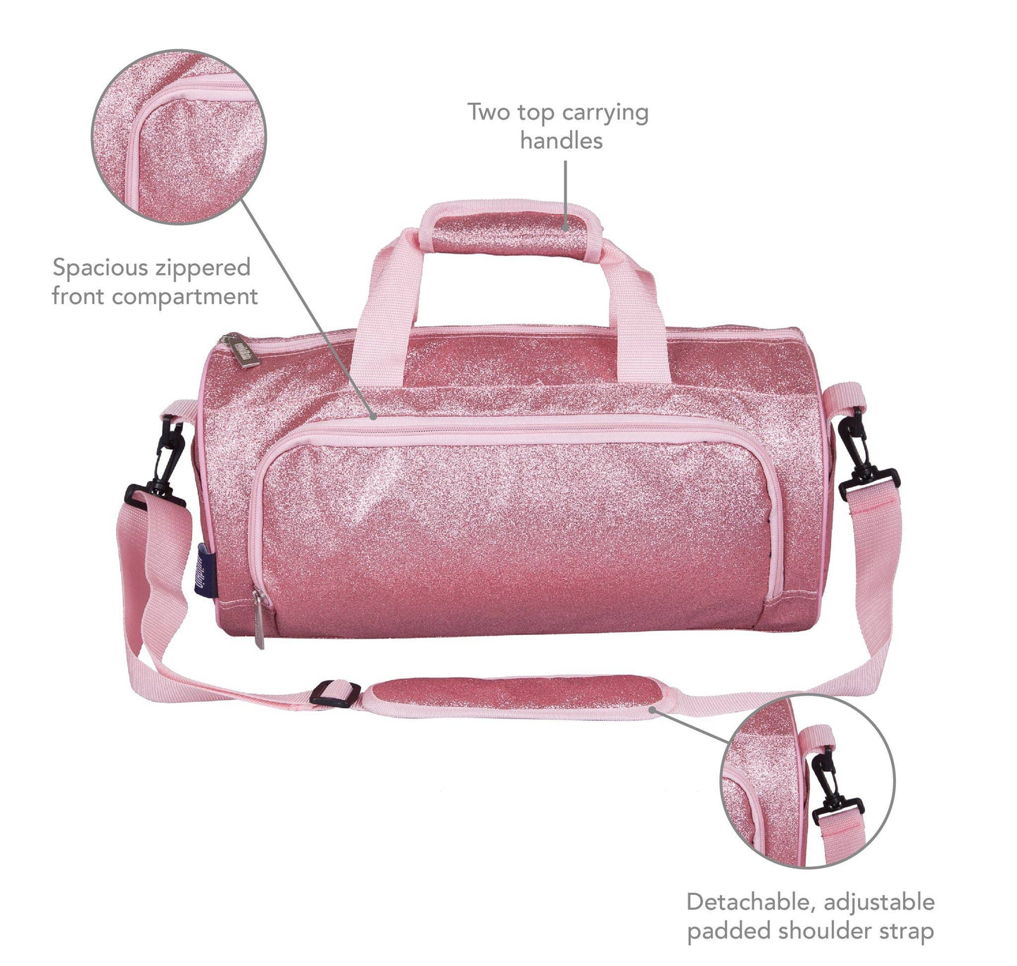 Pink Glitter Dance Bag