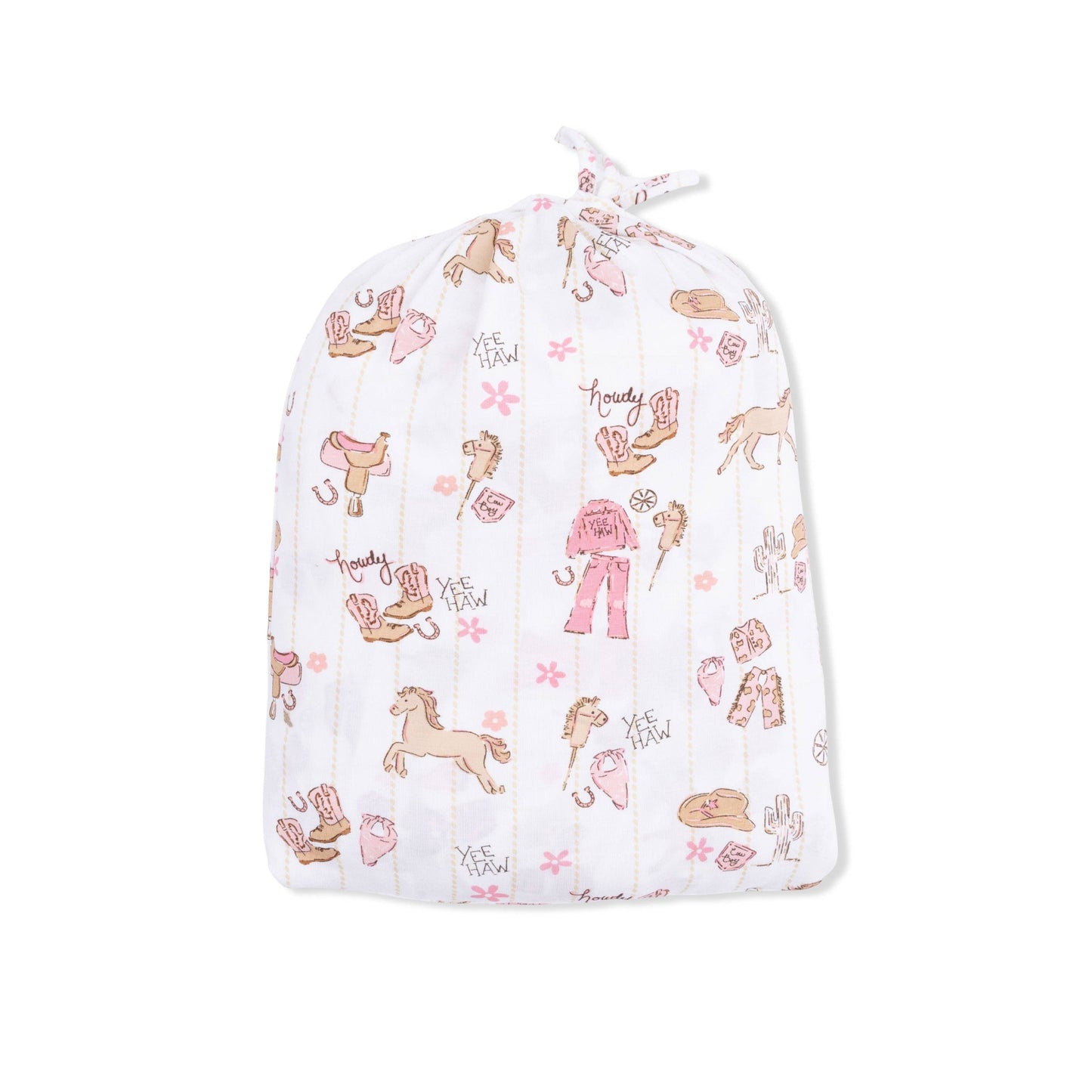 Cowgirl Nursery - Crib Sheet: 52X28