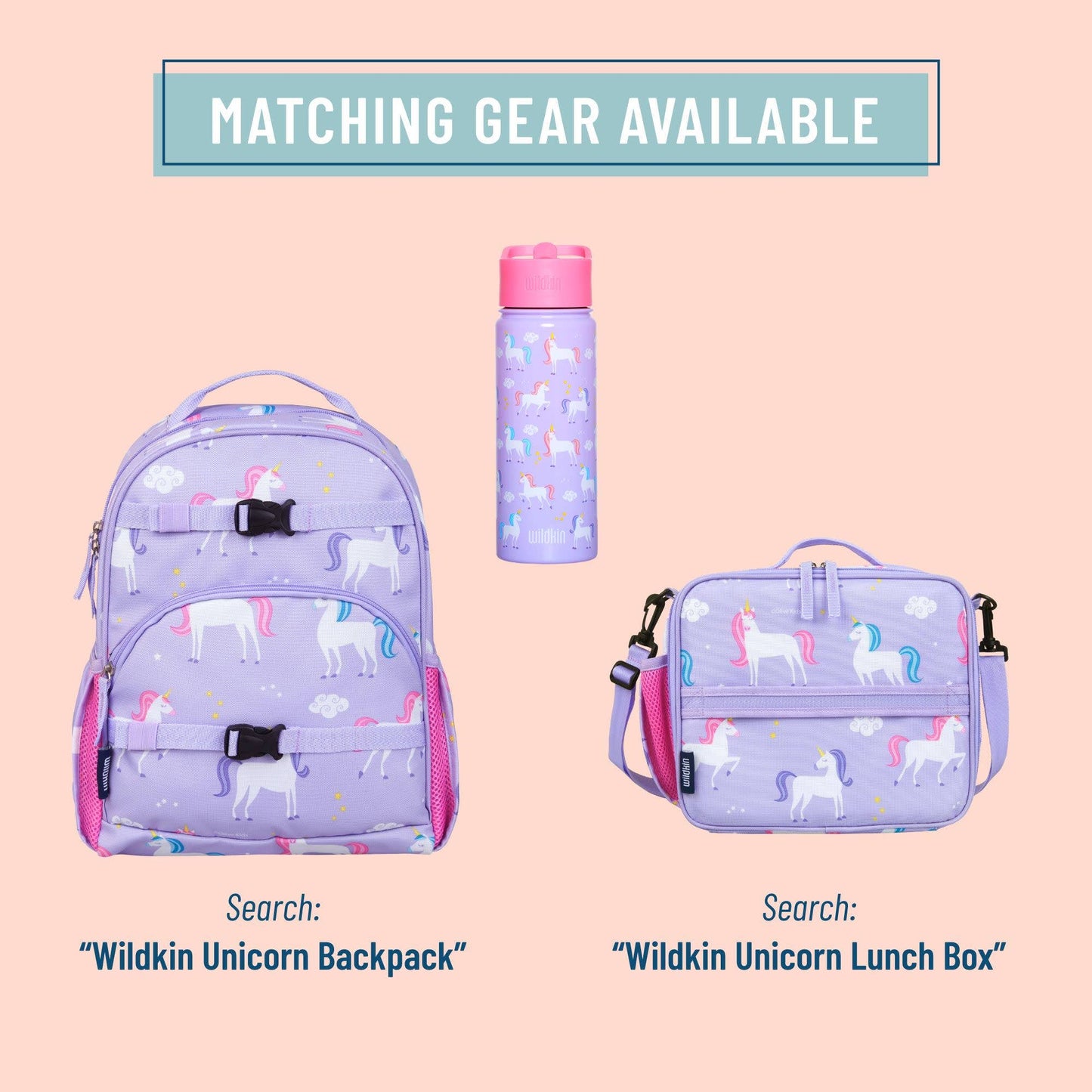 Unicorn 18 oz Steel Water Bottle