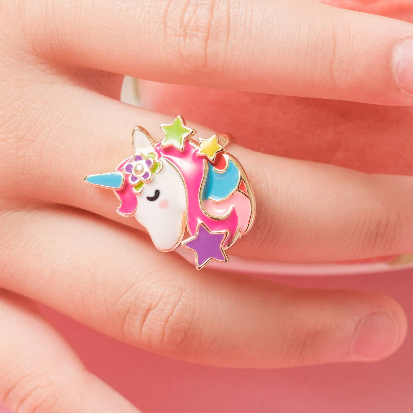 Unicorn Stardust Adjustable Ring with Gift Box