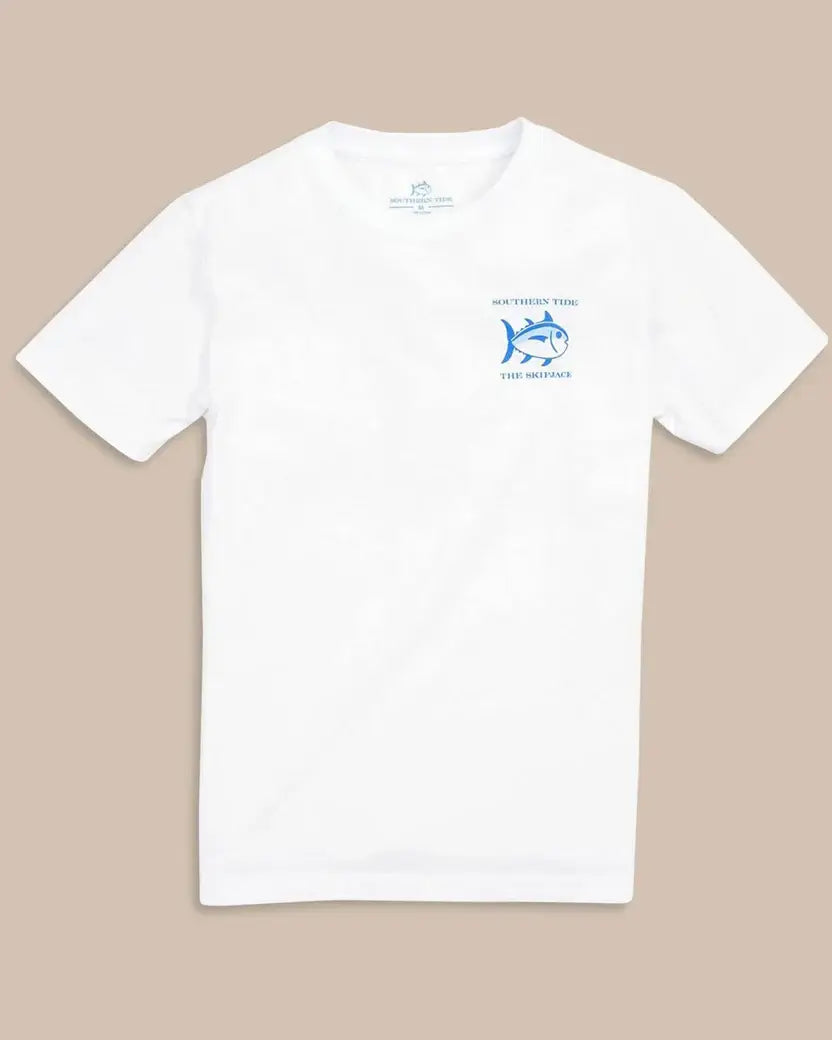 Youth SS Classic Skipjack Tee: Classic White
