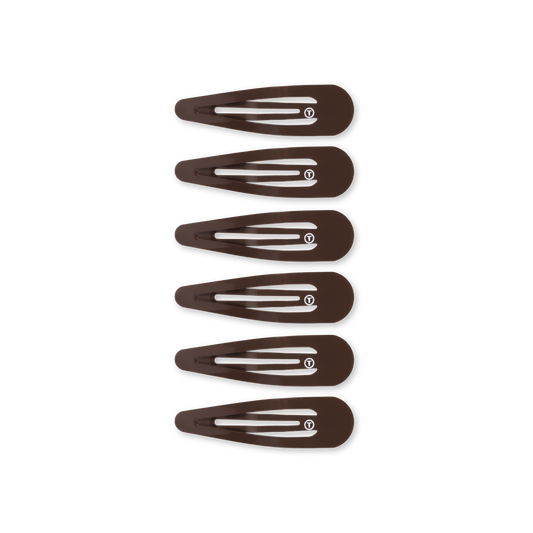 Snap Clip | Brown | 6 Count
