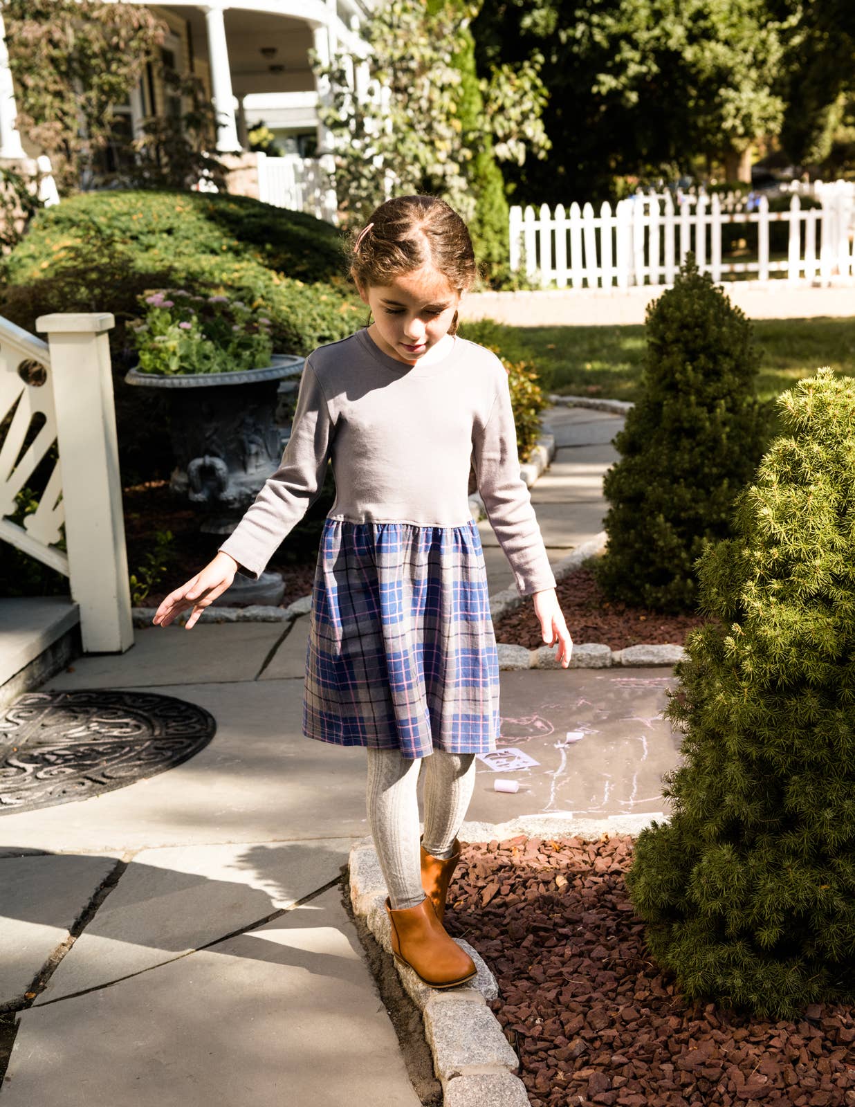 Kids Knit Tights: WHITE