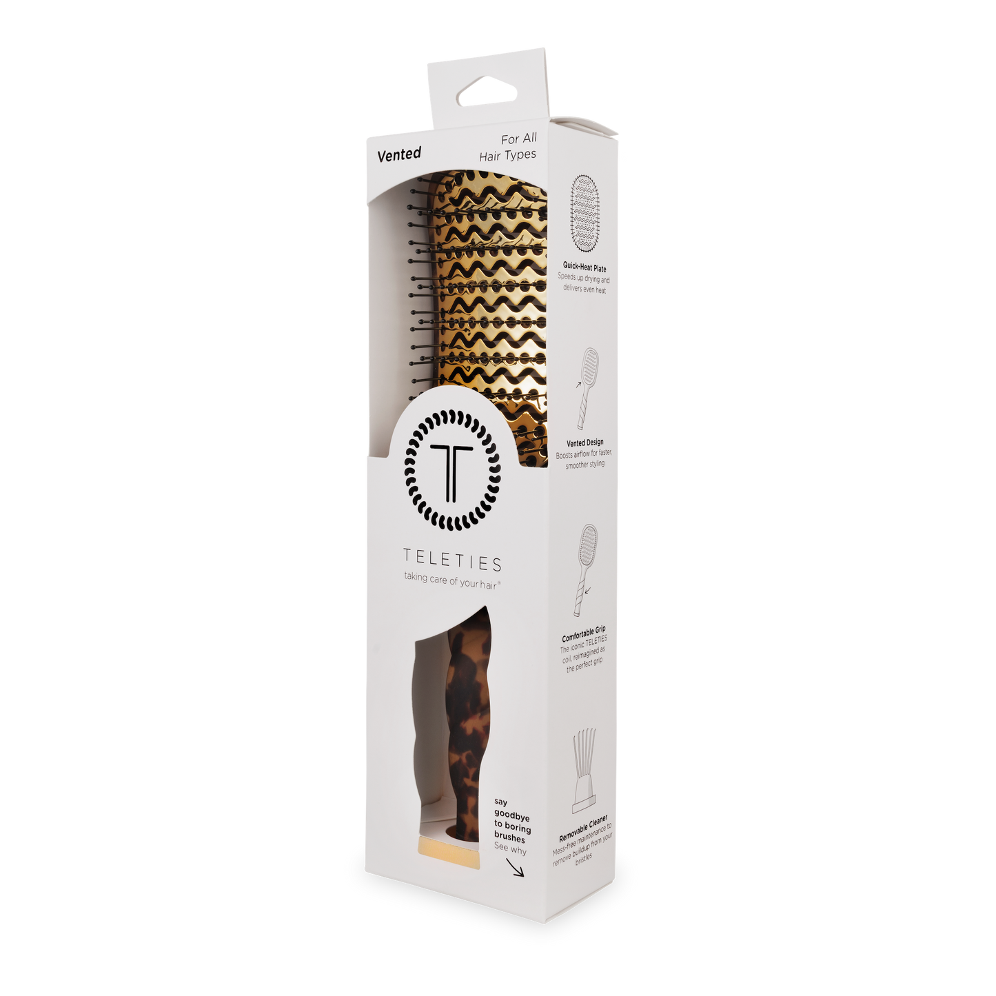 Vented Hair Brush | Tortoise