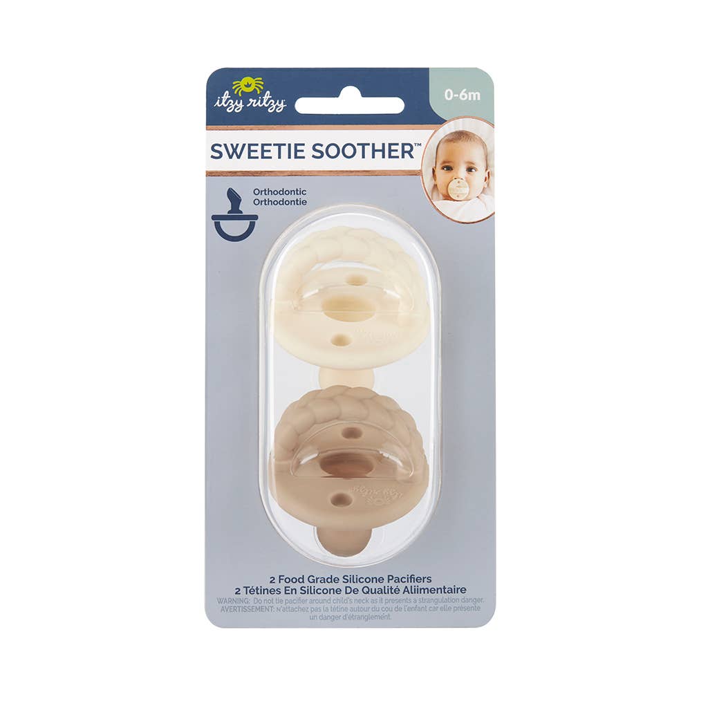 Sweetie Soother™ Orthodontic Pacifier Sets: Pink / 0-6 Months