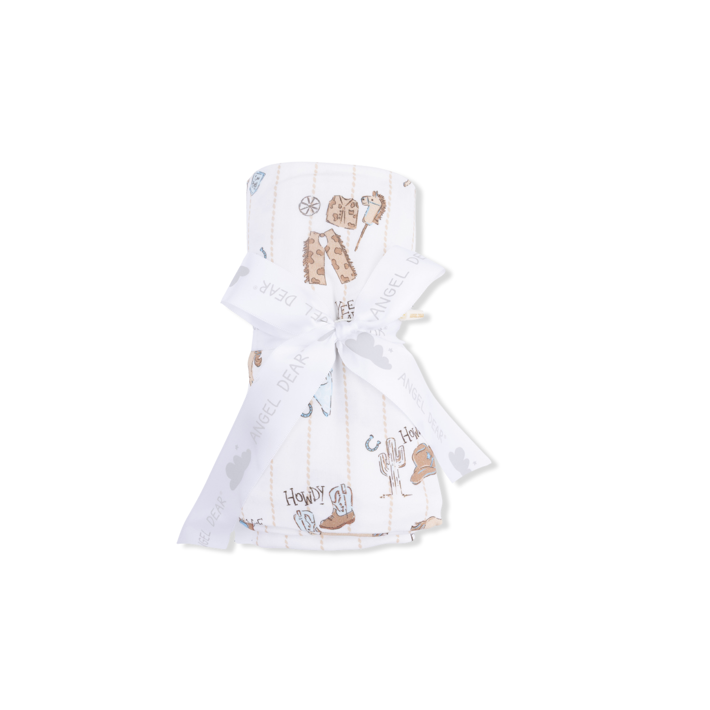 Cowboy Nursery - Swaddle Blanket: 45X45