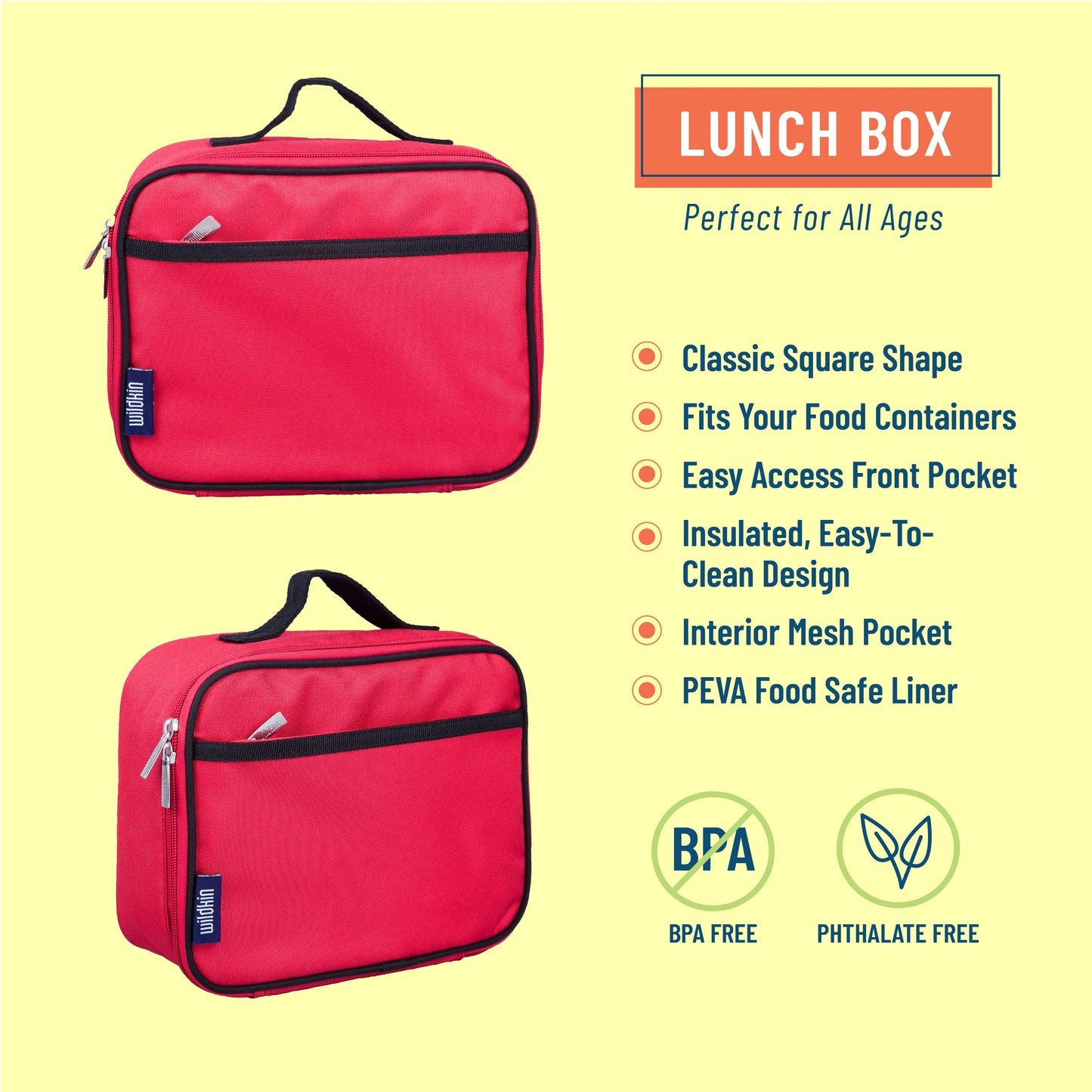 Cardinal Red Lunch Box