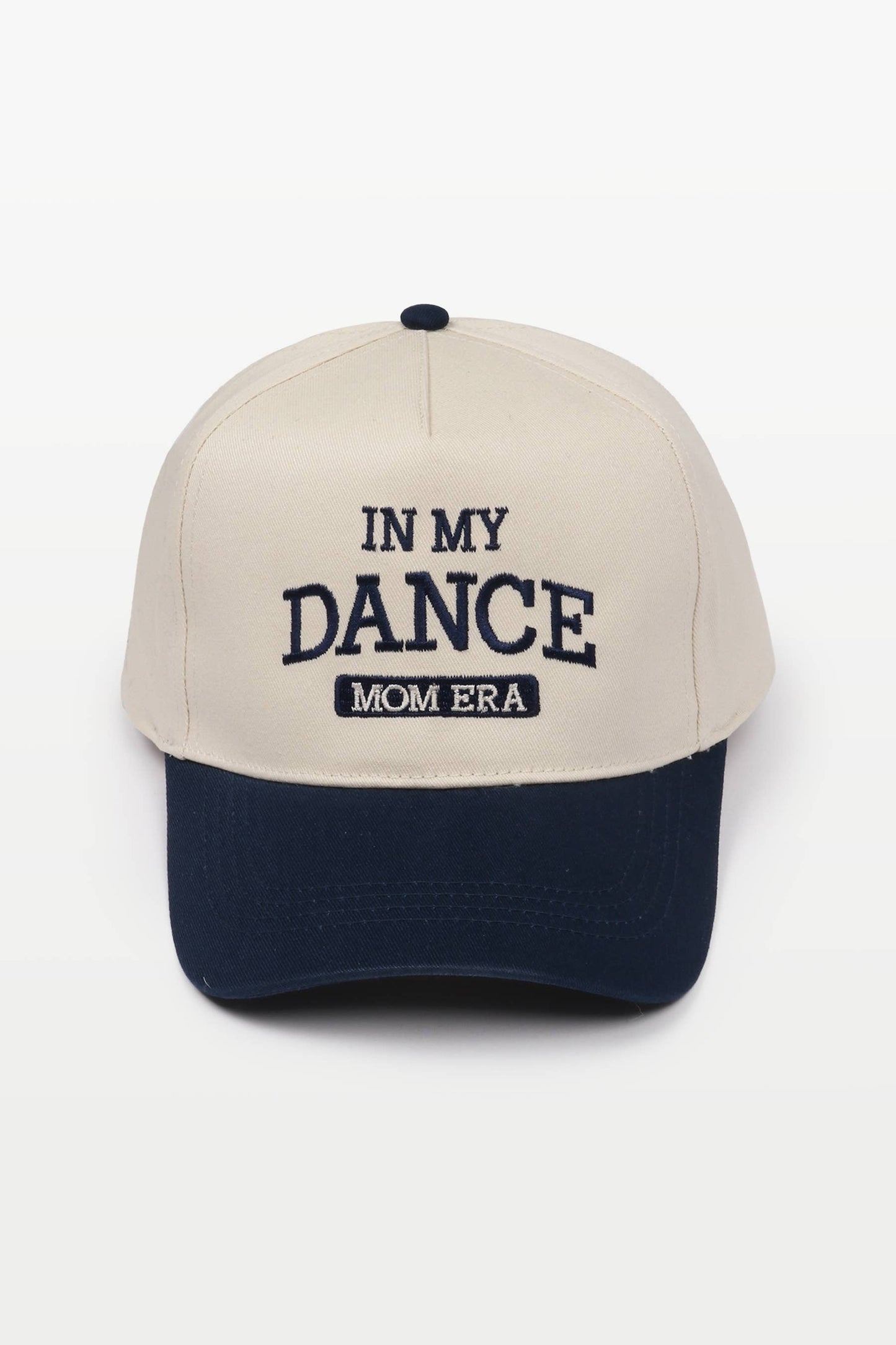 In My Dance Mom Era Embroidered Cap: Navy