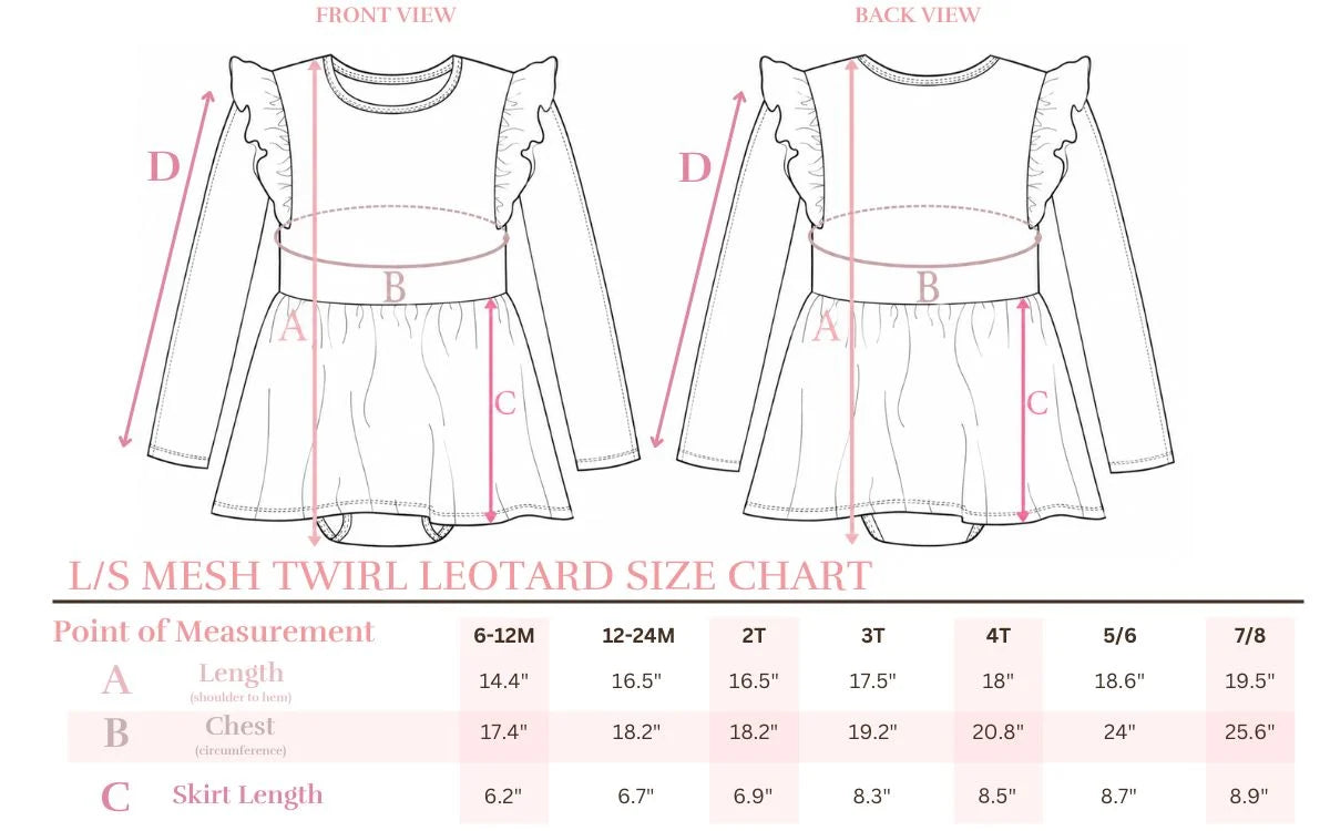 Ice Princess L/S Twirl Leotard