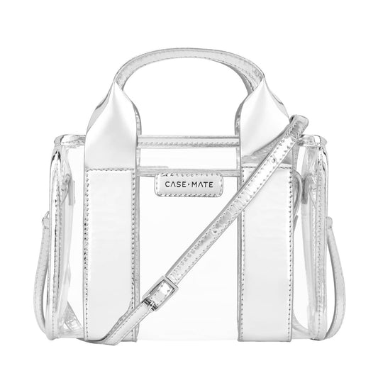 Clear Stadium Bag: Silver Chrome by Case Mate
