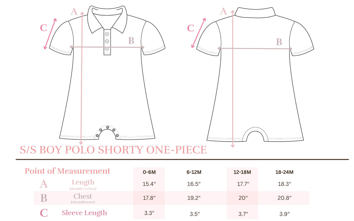 DUCK POND L/S POLO ONE-PIECE