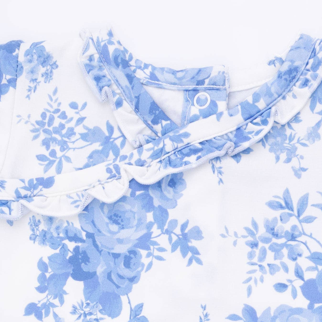 Dream Cottage Floral - Kimono Gown & Knot Headband: 0-3M