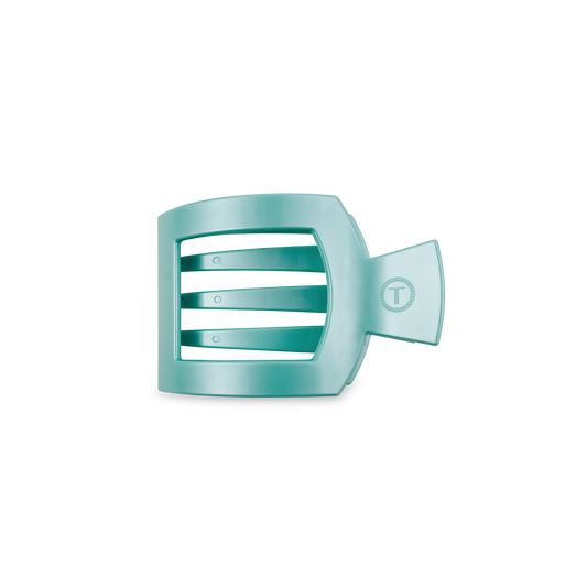 Square Flat Hair Clip | Small | Totally Turquoise