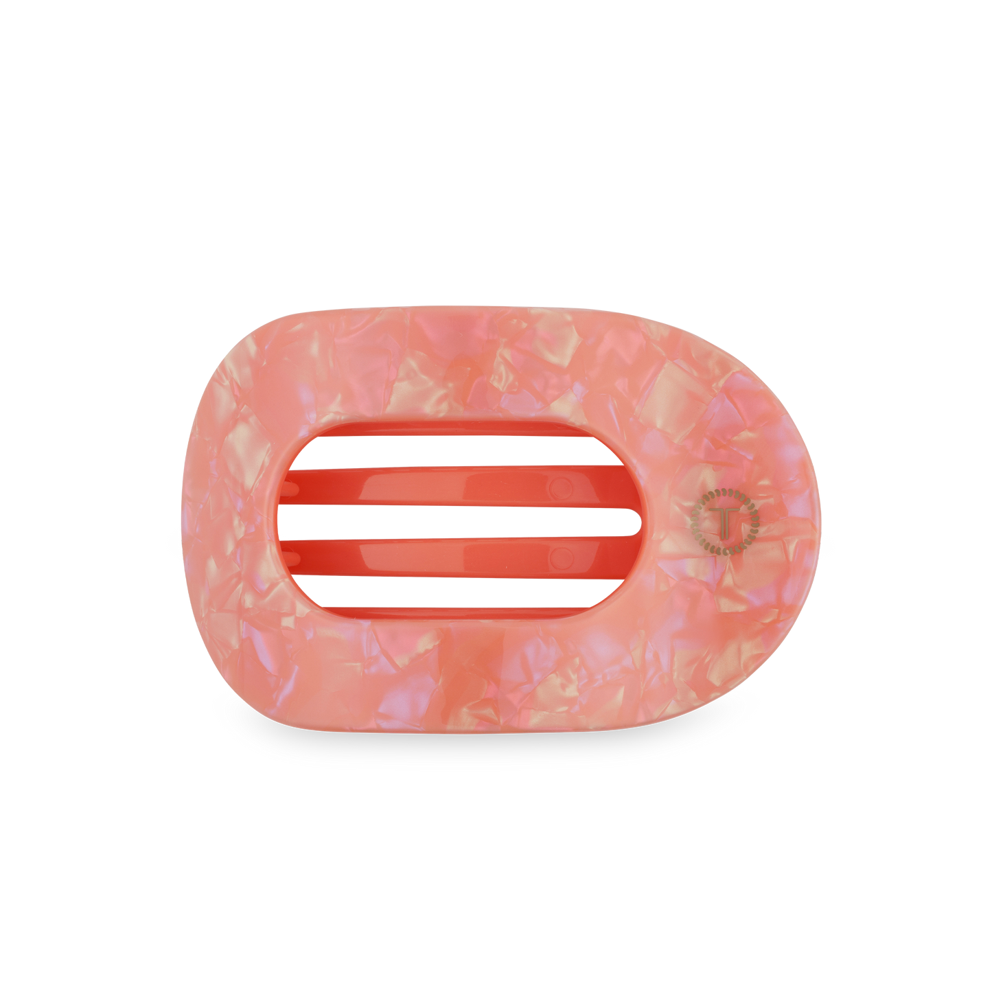 Flat Round Hair Clip | Medium | Dreamsicle