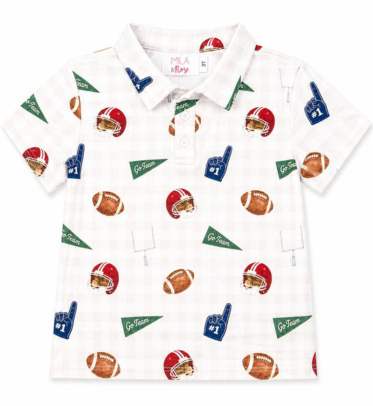 Boys Friday Night Lights S/S Polo