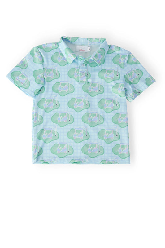 He's on the Green S/S Polo BOYS