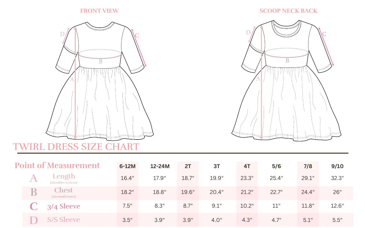 Apple of My Eye Flutter Sleeve Twirl Dress