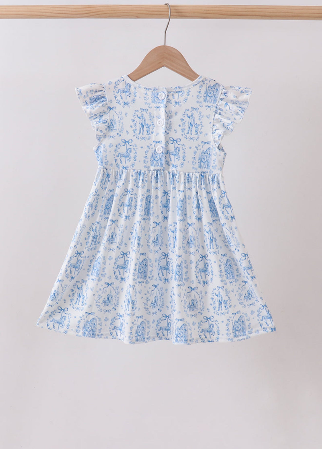 Blue Castle Smocked Ruffle Dress